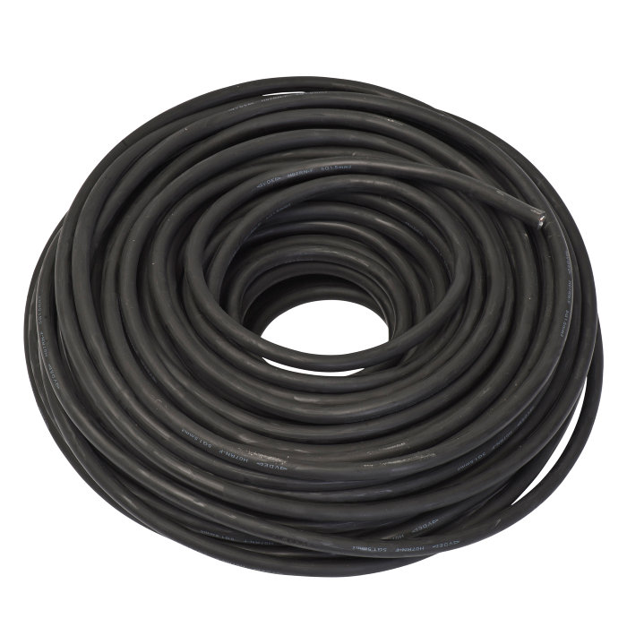 Gummikabel 3 x 1,5 mm² med jord - 50 meter